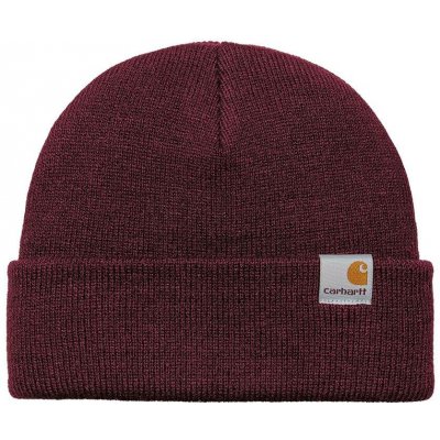Carhartt Čepice WIP Stratus Hat Low tmavě červená – Hledejceny.cz