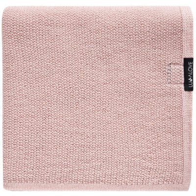 Lullalove Lehká dečka z vlny Merino Premium Pudrová Růž – Sleviste.cz