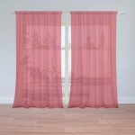 Sablio Záclony Bordová: 2ks 150x250cm – Hledejceny.cz