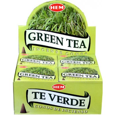 Hem Vonné kužely Green tea zelený čaj 10 ks – Zboží Dáma