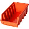 Úložný box Ergobox Plastový box 2L 7,5 x 21,2 x 11,6 cm oranžový