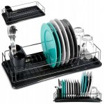 Odkapávač na nádobí Vilde 150627 50x24x9 cm černý – Zboží Dáma