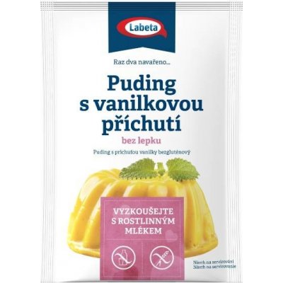 Labeta Puding s vanilkovou příchutí bez lepku 40 g – Zboží Mobilmania