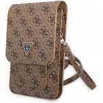 Pouzdro Guess PU 4G Triangle Logo Phone Bag hnědé – Zbozi.Blesk.cz