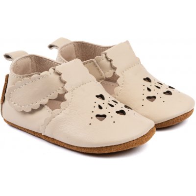 MIKK-LINE dětské kožené capáčky Jelenice–barefoot,protiskluzové – Sleviste.cz