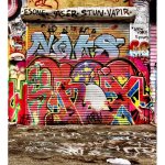 Dimex MS-3-0321 vliesová fototapeta na zeď Ulice s graffiti rozměry 225 x 250 cm – Zboží Dáma