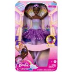 Barbie Svítící magická baletka s fialovou sukní – Zboží Mobilmania