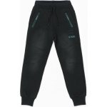 xcena Vyteplené bavlněné černé tepláky – Zboží Mobilmania