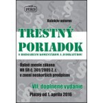 Trestný poriadok s komentárom a judikatúrou od 1. apríla 2016 – Hledejceny.cz