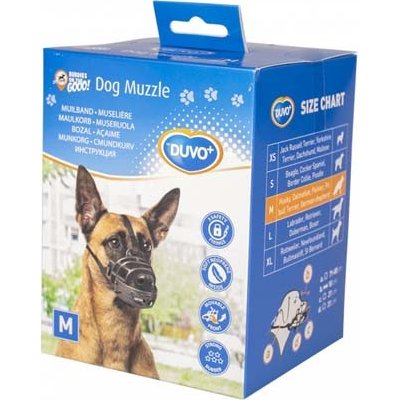 Duvo+ Plastový náhubek Husky Dalmation Pointer Pit bull Terrier – Zboží Mobilmania