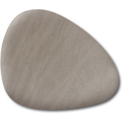 Zeller Prostírání designové hnědé imitace kůže 42x34 cm – Zboží Dáma