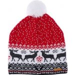 Vlnka čepice s ovčí vlnou s podšívkou Hygge červená – Zboží Mobilmania