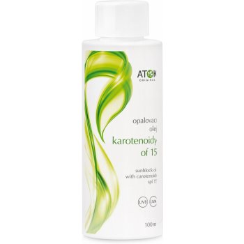 Original Atok opalovací olej s karotenoidy SPF15 100 ml