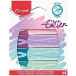 Maped 42046 Zvýrazňovač Fluo Peps Classic Glitter sada 4 ks – Zboží Živě
