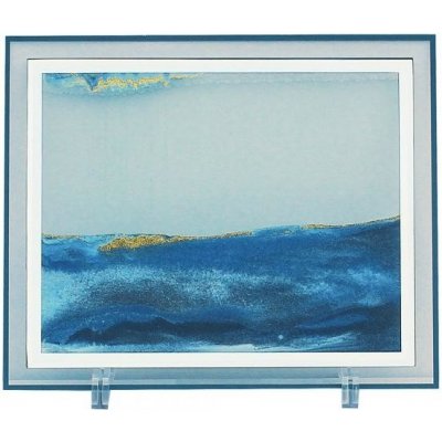 SEA Club Pískový obraz, sklo/písek, naplněný vodou, 30x24,5cm 5957 – Zboží Dáma