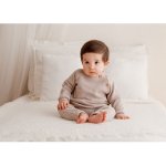 Kojenecké tričko s dlouhým rukávem Koala Pure brown – Hledejceny.cz