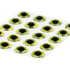 Výroba nástrahy Sybai Epoxidové Oči 3D Epoxy Eyes Holographic Yellow 6mm