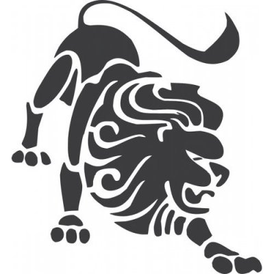 Kreativní svět Lev plastová 14,5x14,5 cm – Zboží Dáma