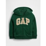 Gap Baby zateplená mikina Logo Sherpa Zelená – Zboží Dáma
