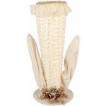 Clayre & Eef Béžová dekorace busta zaječí uši s kloboukem Fancy - 24*17*50 cm – Hledejceny.cz