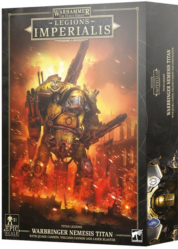 GW Warhammer Adeptus Titanicus: Warbringer Nemesis Titan with Quake Cannon