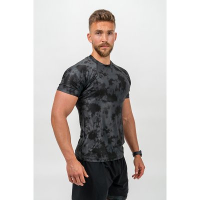 Nebbia Performance kompresní Camouflage tričko Function 340 černá