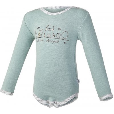 Dětské body Little Angel smyk zvířátka DR Outlast® lišejník melír pruh – Zboží Dáma