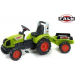 Falk Traktor šlapací Claas Arion 430 s valníkem zelený – Zboží Mobilmania