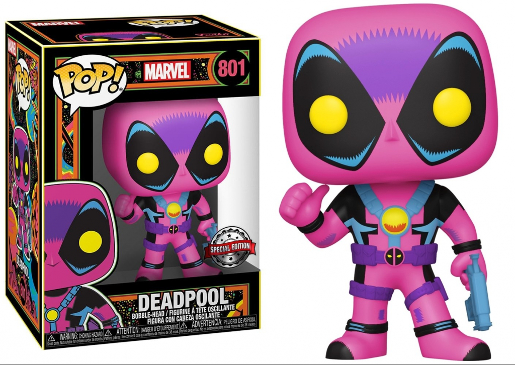 Funko Pop! 801 Marvel Deadpool Special Edition BLKLT