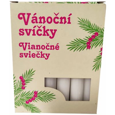Habáček Vánoční na stromeček bílá 12 ks – Zboží Dáma