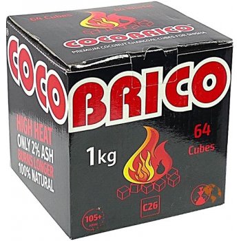 CocoBrico C26 kokosové uhlíky brikety 1kg