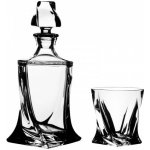 Crystalite Bohemia Set na whisky Quadro 6+1 340 ml – Zboží Dáma