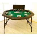 Poker stůl osmihran skládací, P510