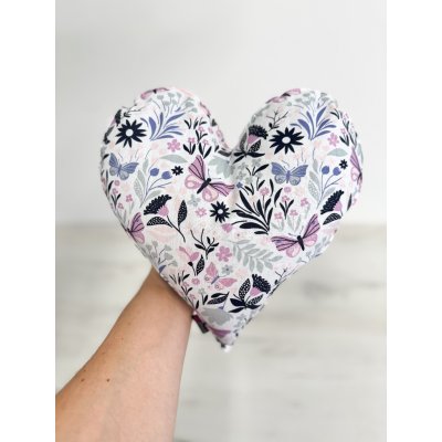 VFstyle nahřívací polštářek srdíčko 30x30 cm Butterfly – Zboží Mobilmania