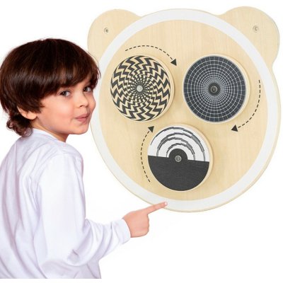 Viga Montessori dřevěné vířívé kola – Zboží Dáma