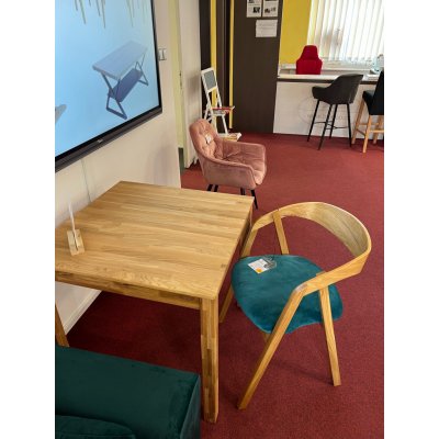 BRADOP Jídelní stůl S22-LEVI II - dub 80 x 80 cm – Zboží Mobilmania