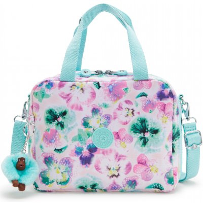 Kipling Taška na oběd New Kichirou Aqua Flowers