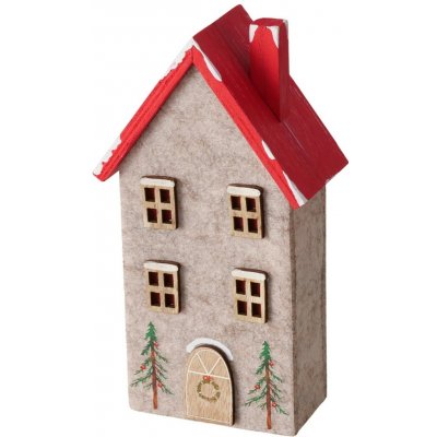 Boltze Dekorativní domek Casata XS, šedá, 10,3 x 5,4 x 18,5 cm – Hledejceny.cz