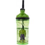 STOR Plastový kelímek Avengers hrnek Avengers Hulk 3D s brčkem 360 ml – Zbozi.Blesk.cz