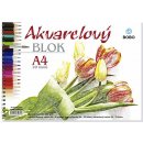 Bobo sešit Akvarelový blok A4 čistý 20 listů