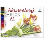 Bobo sešit Akvarelový blok A4 čistý 20 listů – Sleviste.cz