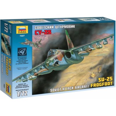 Zvezda 7227 Su 25 Frogfoot 1:72 – Zboží Mobilmania