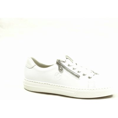 Rieker kožené sneakers tenisky L59L1-83 bílé – Zboží Dáma