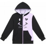 Dívčí mikina na zip s kapucí fialková – Sleviste.cz