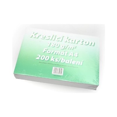 Kreslící karton 180g, balení 200ks Velikost: A4 – Zboží Dáma