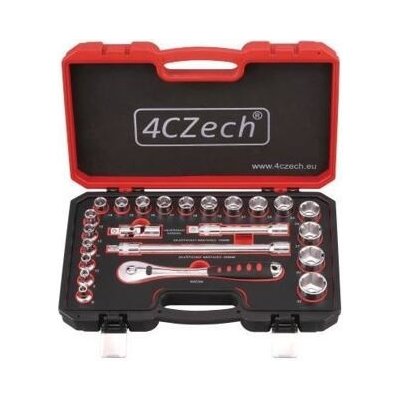 4CZech gola sada 1/2" 8-32mm 23ks, ráčna 72 zubů 4CZ-126-23 – Zboží Mobilmania