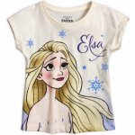 Dívčí tričko DISNEY FROZEN ELSA krémové – Zboží Dáma