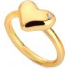 Prsteny Hot Diamonds pozlacený prsten s diamantem Jac Jossa Soul DR276