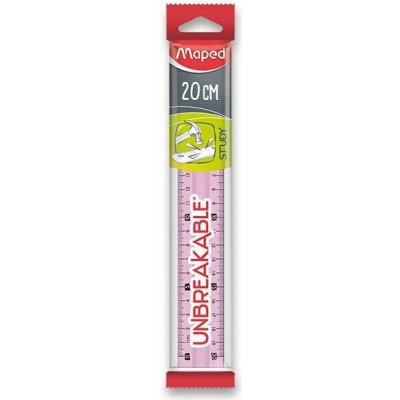 Maped Study Unbreakable 245410 pravítko 20 cm mix barev – Hledejceny.cz