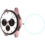 ENKAY Obal s tvrzeným sklem pro Samsung Galaxy Watch 4 Classic 46mm růžový 34010 – Zboží Živě